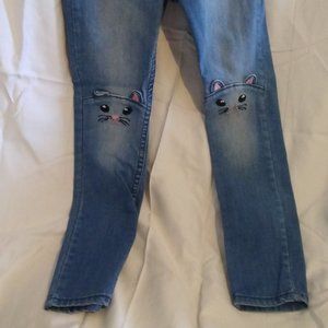 H&M skinny jeans cat knees 5-6y